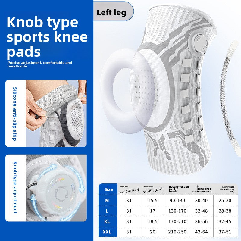 Adjustable Rotating Button Knee Support Brace