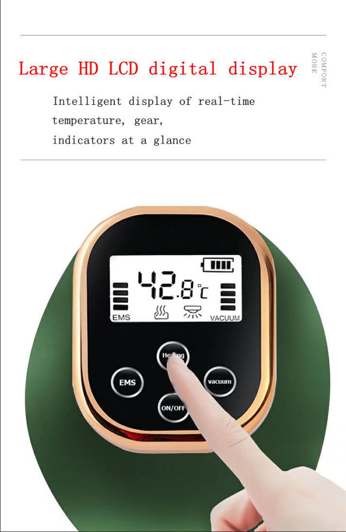 Electric Meridian Massage Brush with Heating Function
