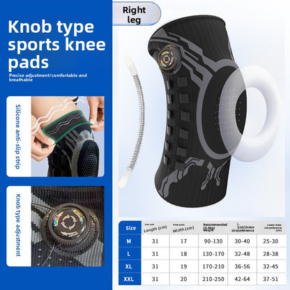 Adjustable Rotating Button Knee Support Brace