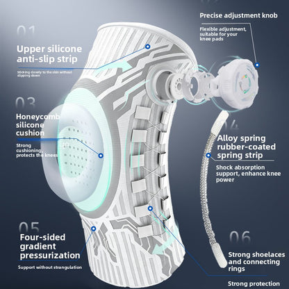 Adjustable Rotating Button Knee Support Brace