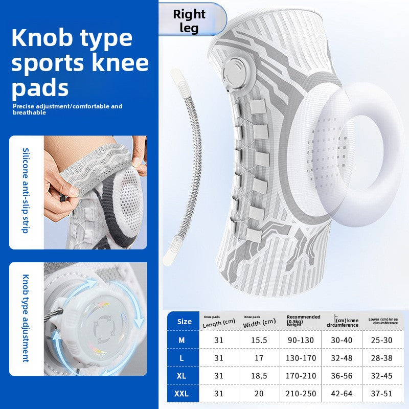 Adjustable Rotating Button Knee Support Brace