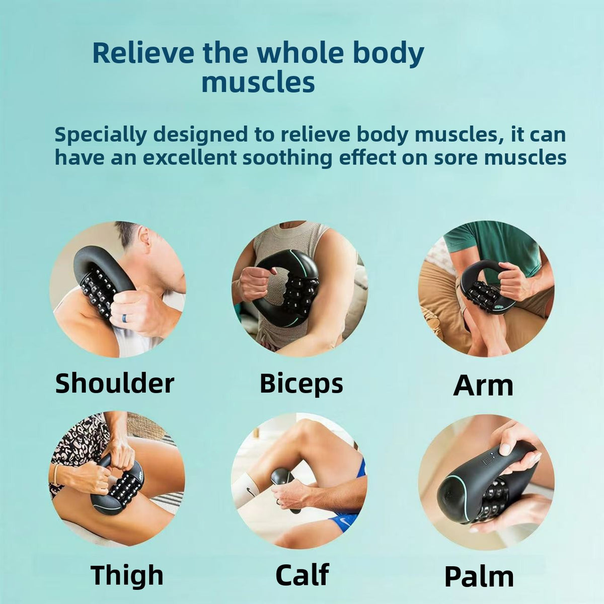 BodyRoll Pro™ – Handmassagegerät mit Muskelrollen